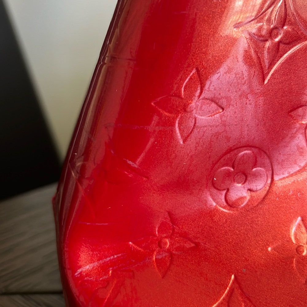 Louis Vuitton Red Wilshire Mini Tote - Picture 9 of 16
